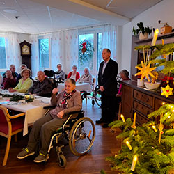 Weihnachten im Speisesaal