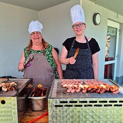 Unsere Grillmeisterinnen