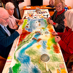 Thema der Bewohner: Frühling