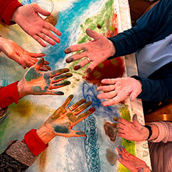 Thema der Bewohner: Frühling